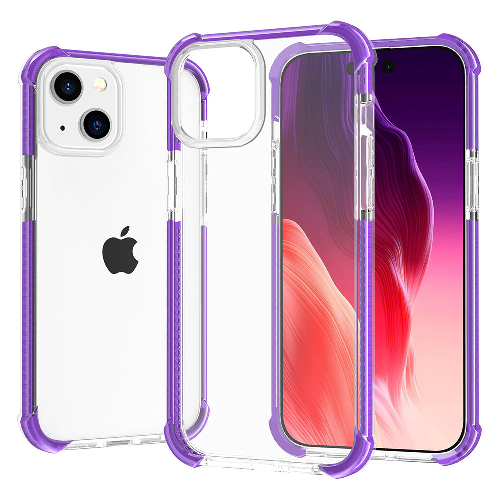 For iPhone 15 Plus Transparent Phone Case TPU Acrylic Anti-drop Phone Cover For iPhone 15 Plus Transparent Phone Case TPU Acrylic Anti-drop Phone Cover